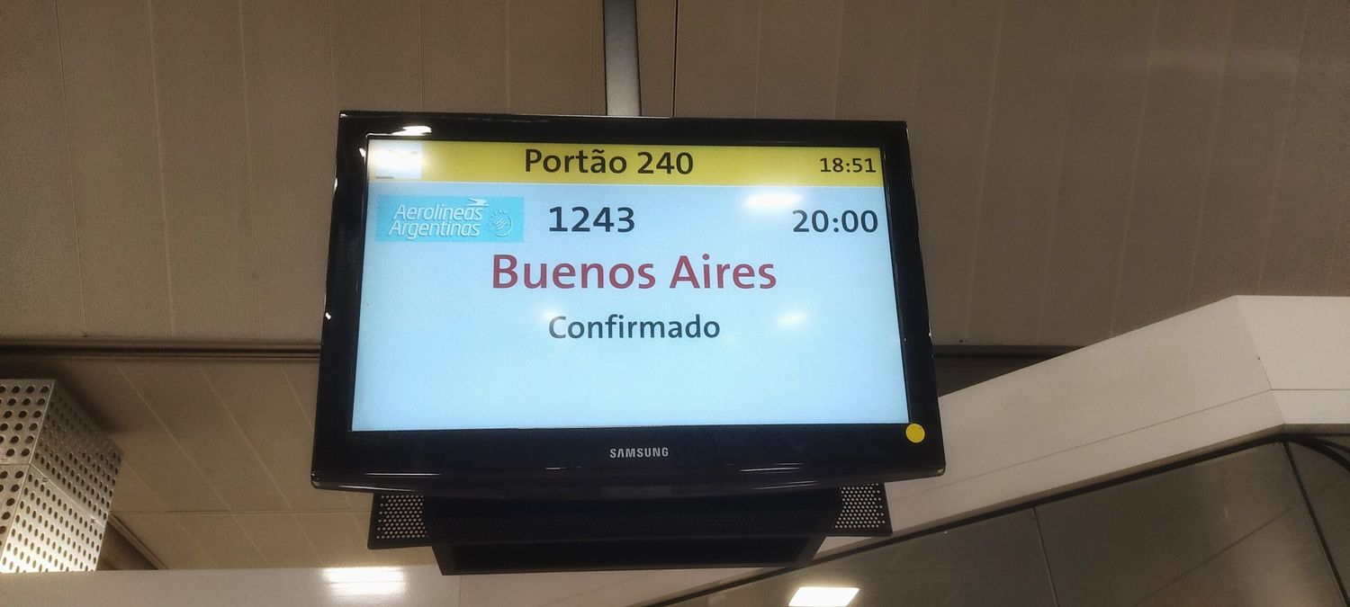 [Reporte de Vuelo] Aerolíneas Argentinas AR1243, San Pablo – Buenos Aires: servicio perfecto