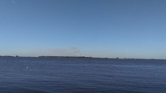 Vuelta de Obligado: “Siguen los incendios y el humo”