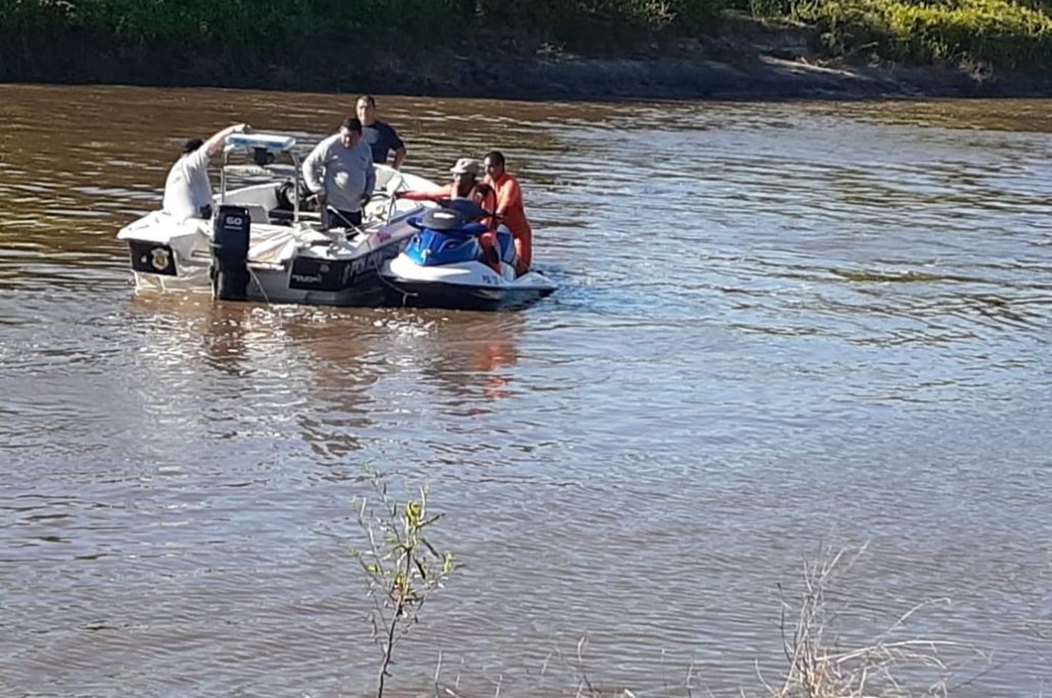 Trágico: un hombre se ahogó en el río Salado