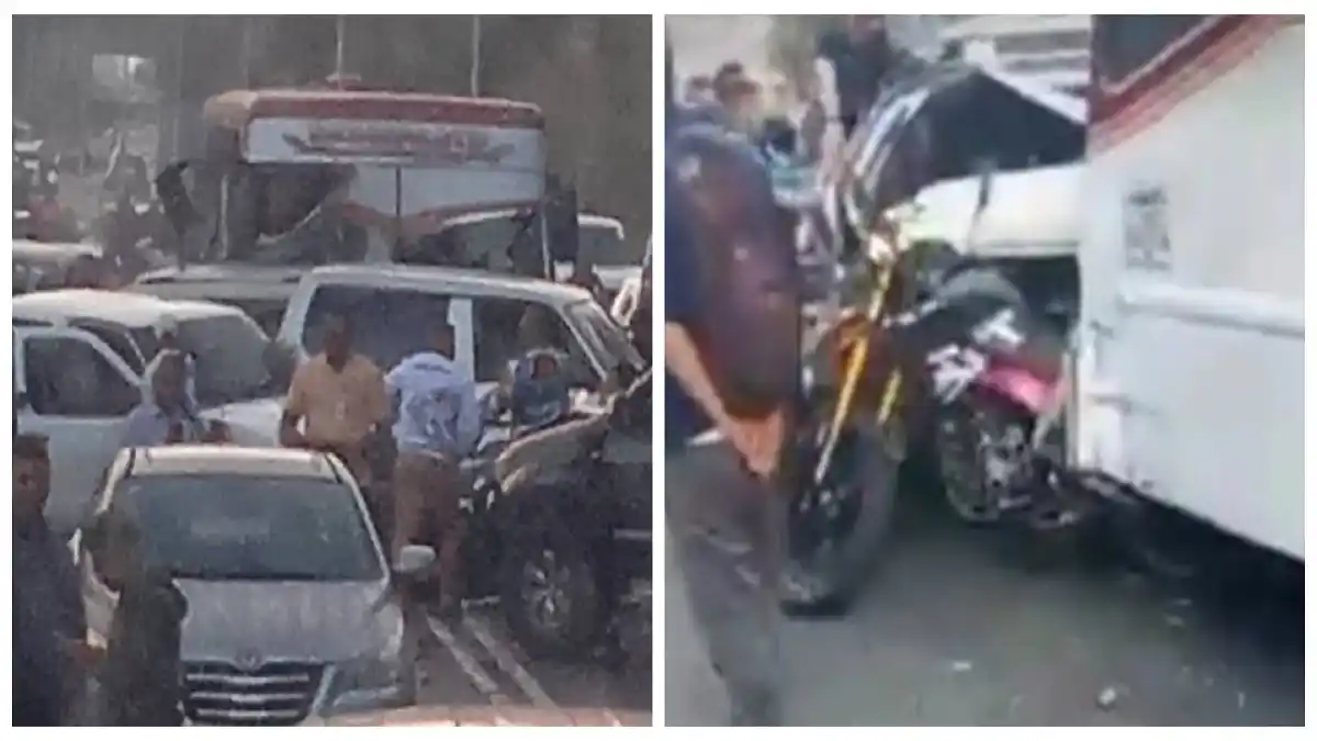 CHOQUE MÚLTIPLE deja al menos dos muertos en la BAJADA de TAZÓN