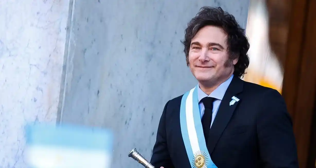 Javier Milei en el acto del 25 de Mayo en Córdoba. Crédito: Reuters