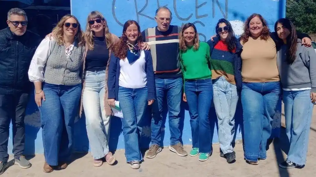 Yesica Ángeles, Martín Garate y Fernanda Alvarado, miembros de Desarrollo Social