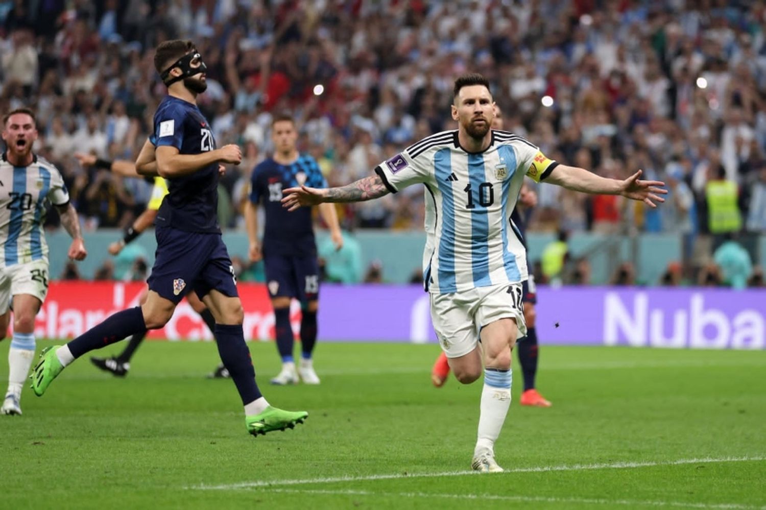 Messi igualó el récord histórico de partidos en Mundiales del alemán Matthaus