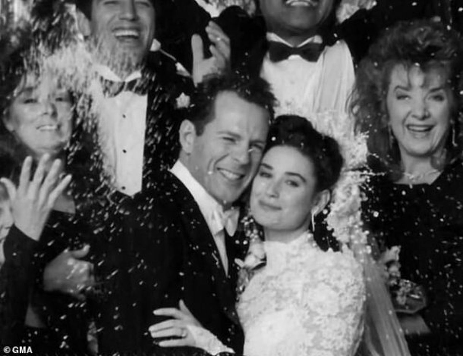 La historia de amor de Demi Moore y Bruce Willis