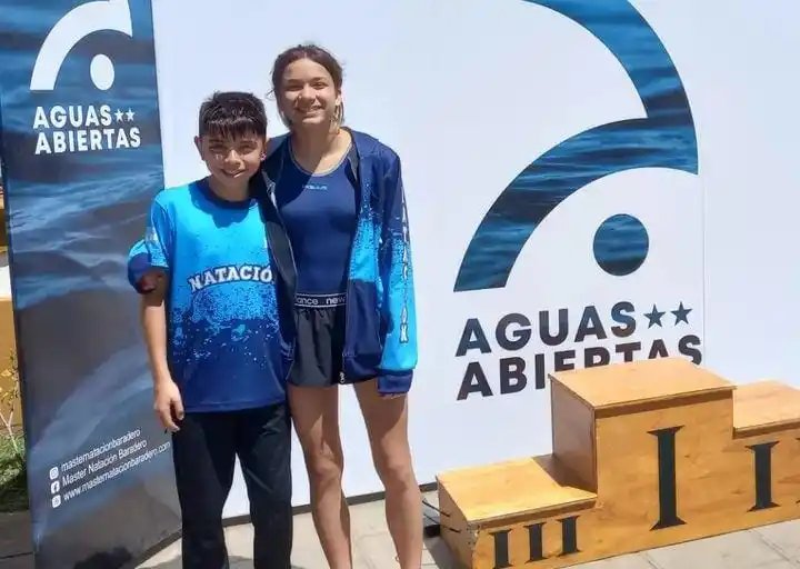 Acuatlón: Micaela Viladomat y Jeremías Aguilar se consagraron en Baradero
