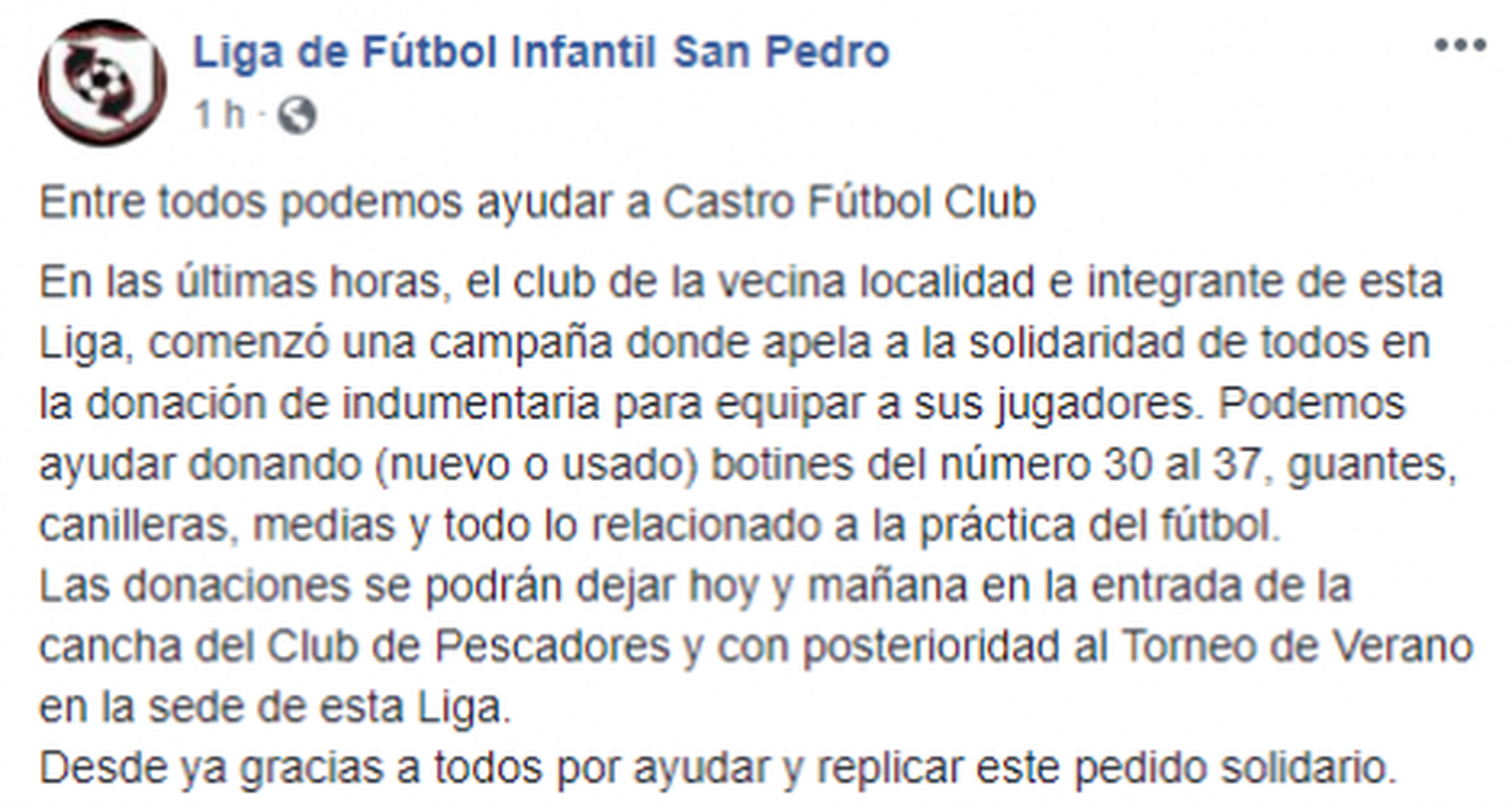 Solidaridad con Castro F.C.