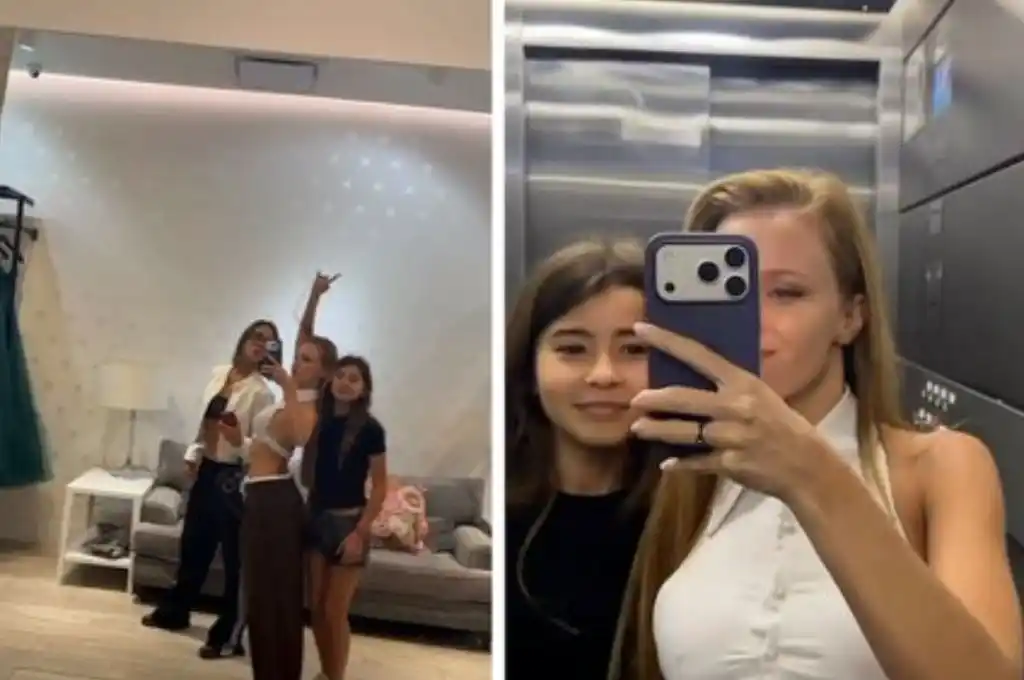 Rodío Pardo junto a Rufina Cabré