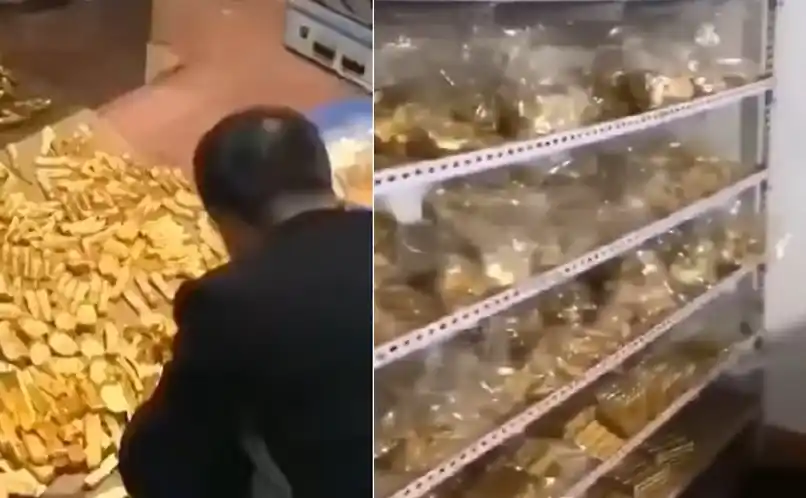 Un funcionario tenía en su sótano más de 13 toneladas de oro: fue detenido 