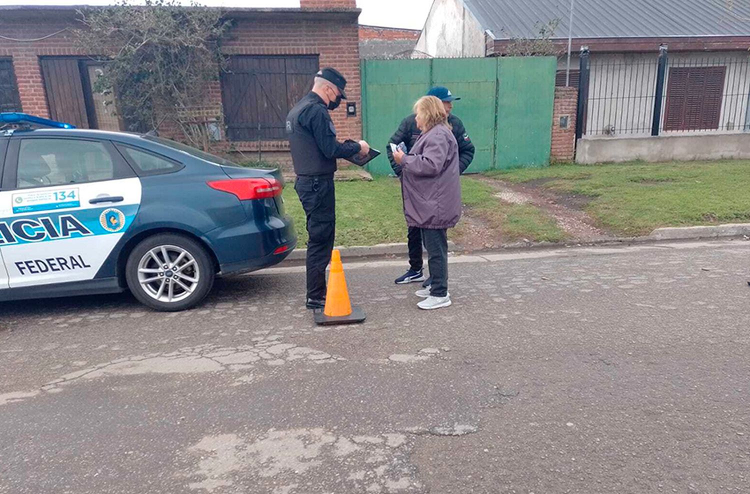 Controles de la Policía Federal en Mar del Plata