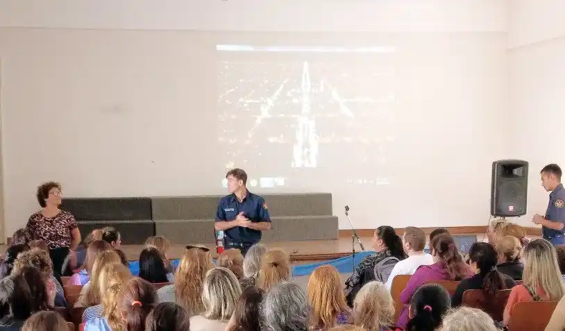 Capacitación. Se realizó en la Escuela Secundaria Nº 1