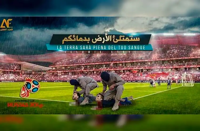 Nueva amenaza del Isis al Mundial: Messi y Ronaldo decapitados