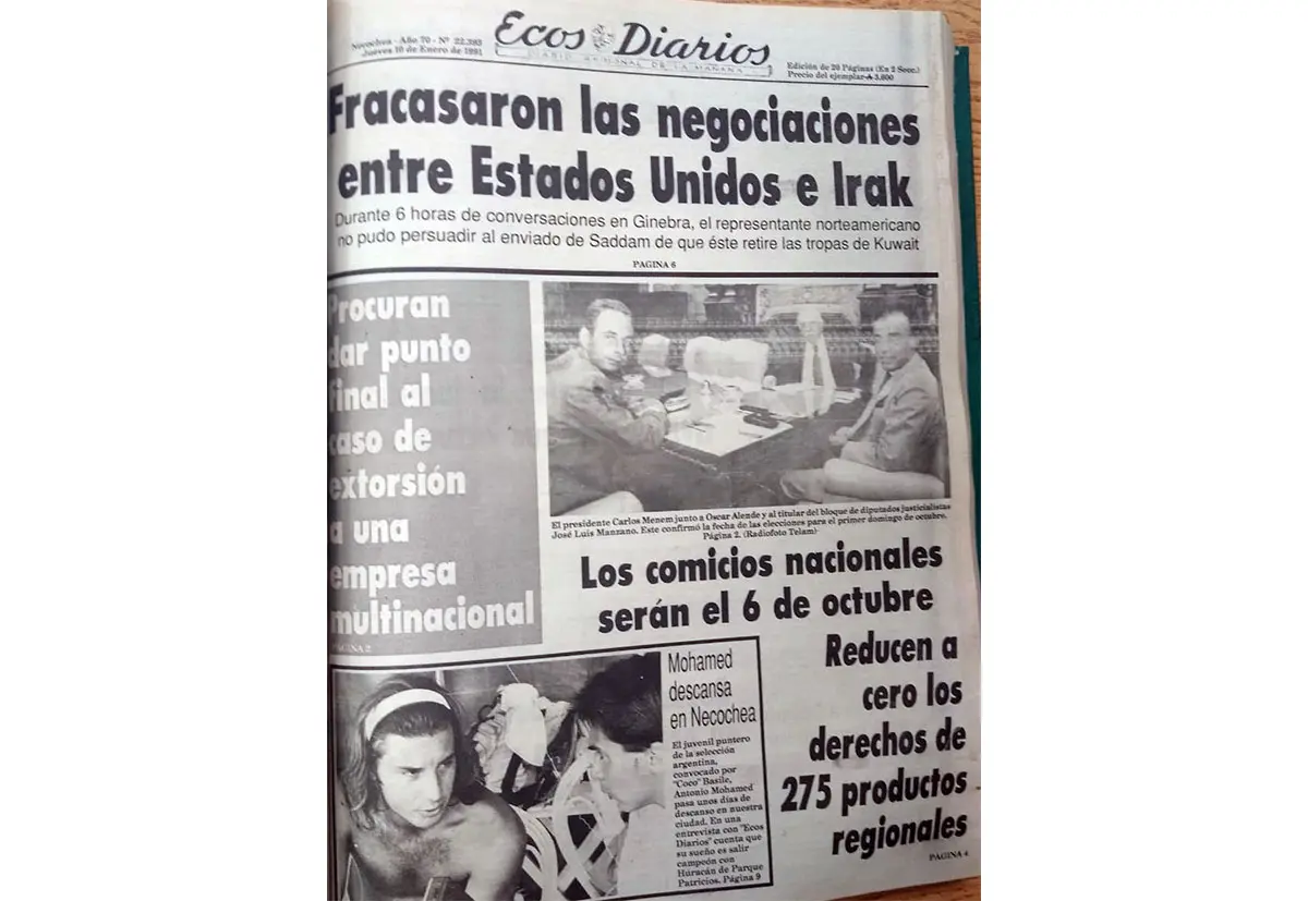 Jueves 10 de enero de 1990