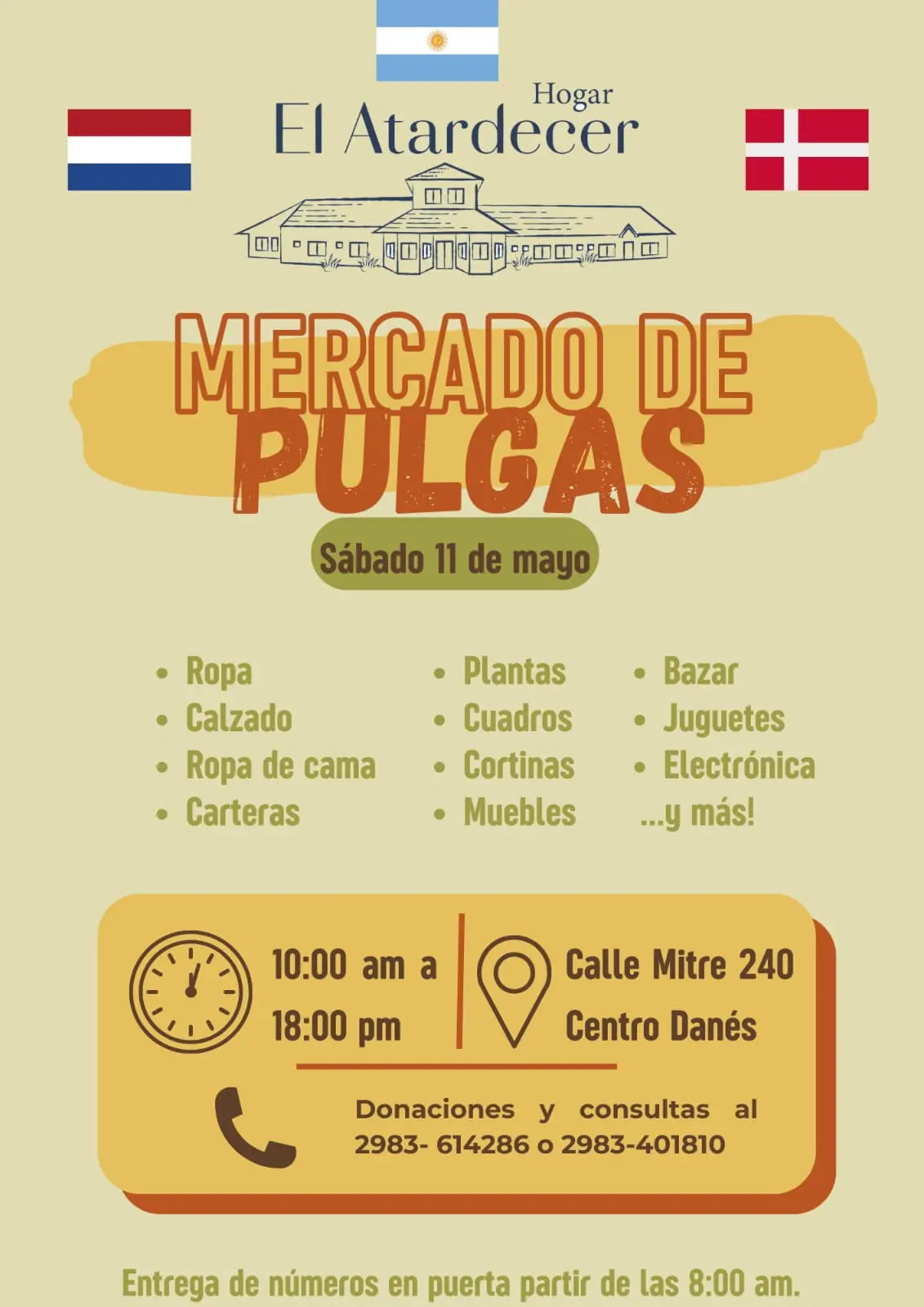 Mercado de pulgas a beneficio del Hogar El Atardecer