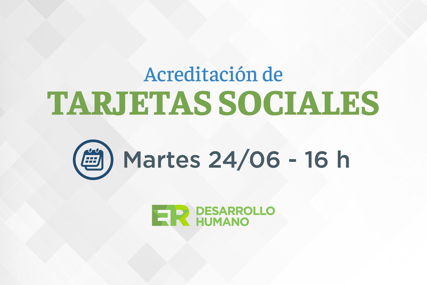 Este martes se acreditarán las tarjetas sociales en Entre Ríos