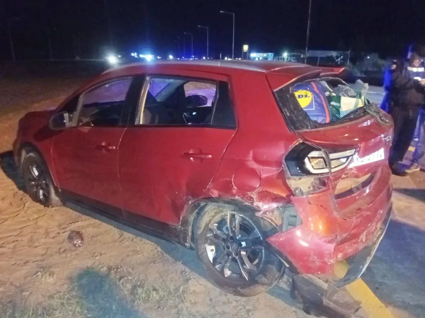 Cuatro personas fueron trasladadas al hospital tras un choque en la Autovía Gervasio Artigas