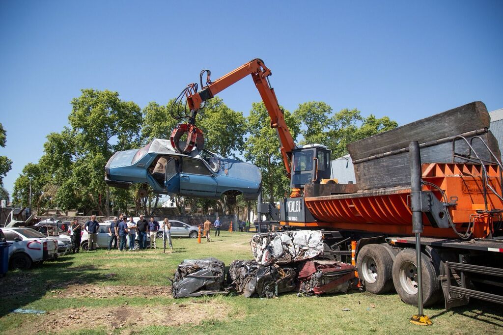 Ya son más de más de 25.000 los vehículos compactados en la provincia