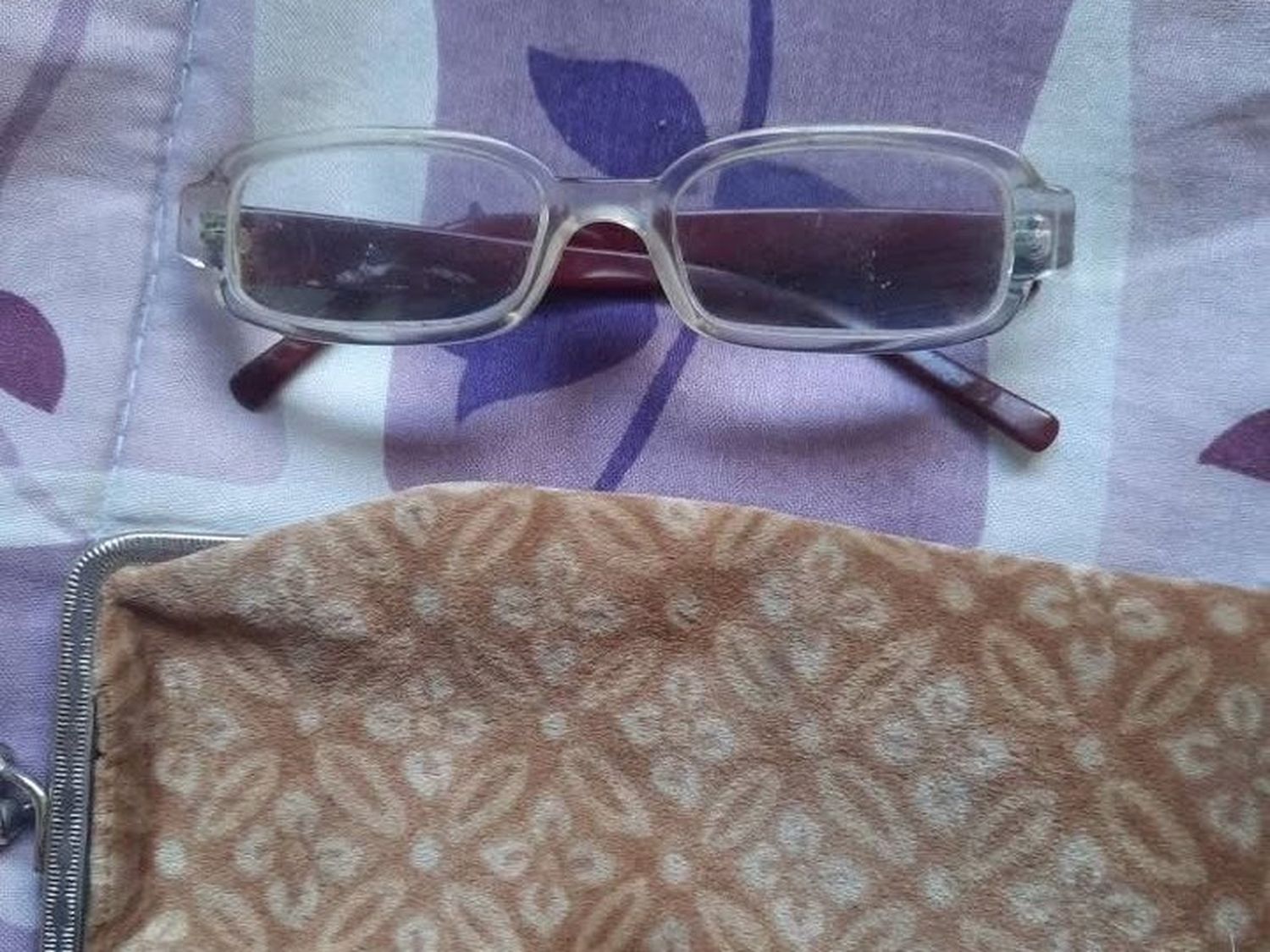 Hallaron lentes de aumento en la vía pública