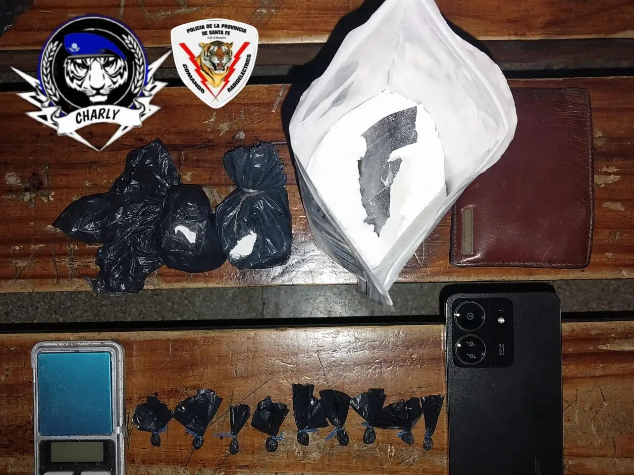 Elementos secuestrados.