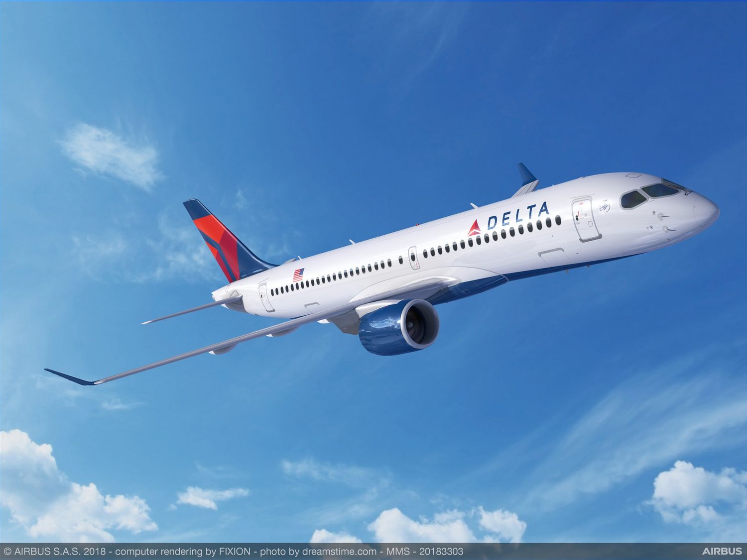 Delta confirma pedido de 12 Airbus A220 y su flota superará las 100 unidades
