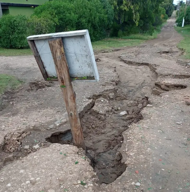 Tormenta, caída de granizo y ráfagas
