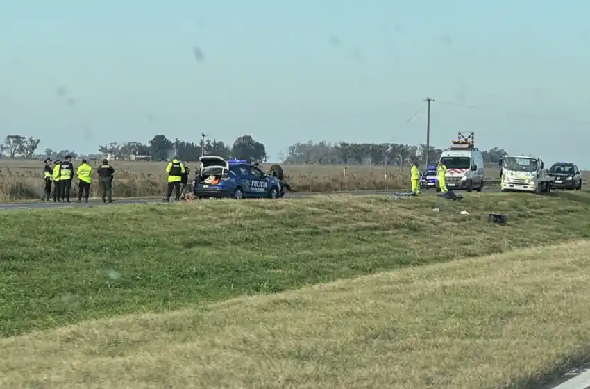 Otra víctima en un siniestro vial: un muerto en la autopista Rosario-Córdoba