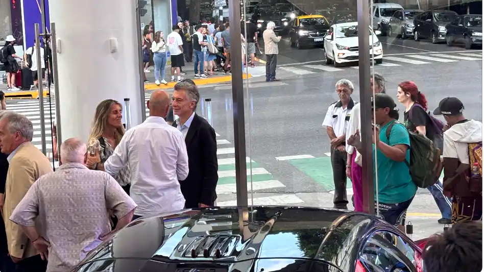 Juntos. Guillermo Dietrich con Mauricio Macri