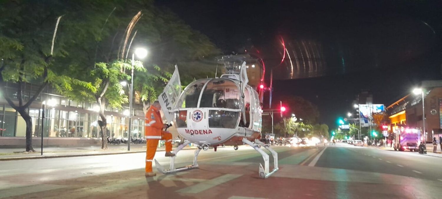 Video: un joven sufrió un grave accidente de moto en Armstrong