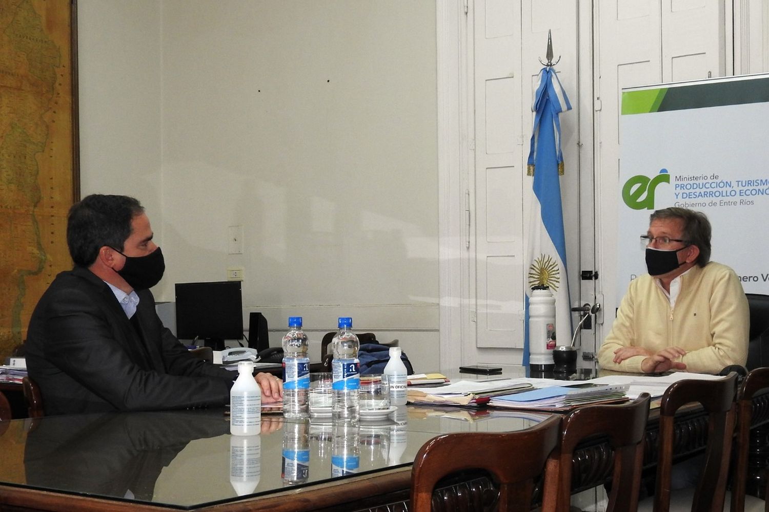 El intendente Hassell fue recibido por el ministro Bahillo: qué temas analizaron
