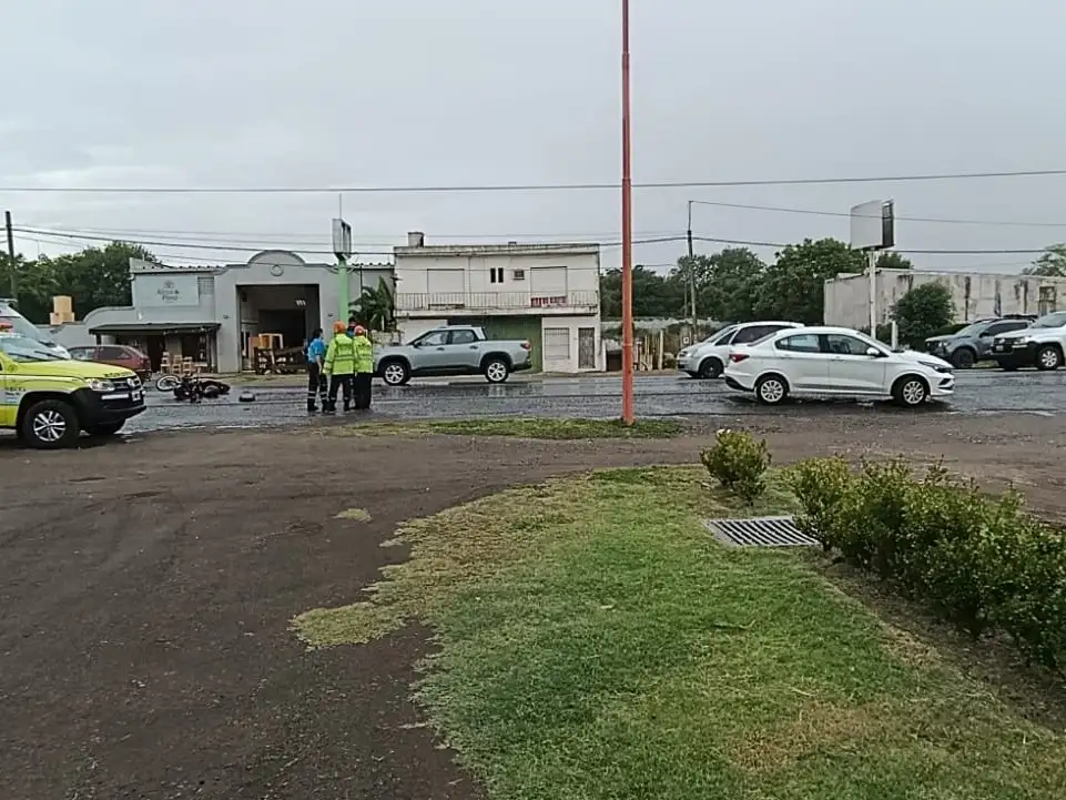 El accidente ocurrió sobre ruta 8, entre Chile y Uruguay. Foto: BVVT