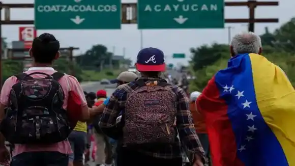 MIGRANTES VENEZOLANOS entre los principales solicitantes de refugio en Chiapas