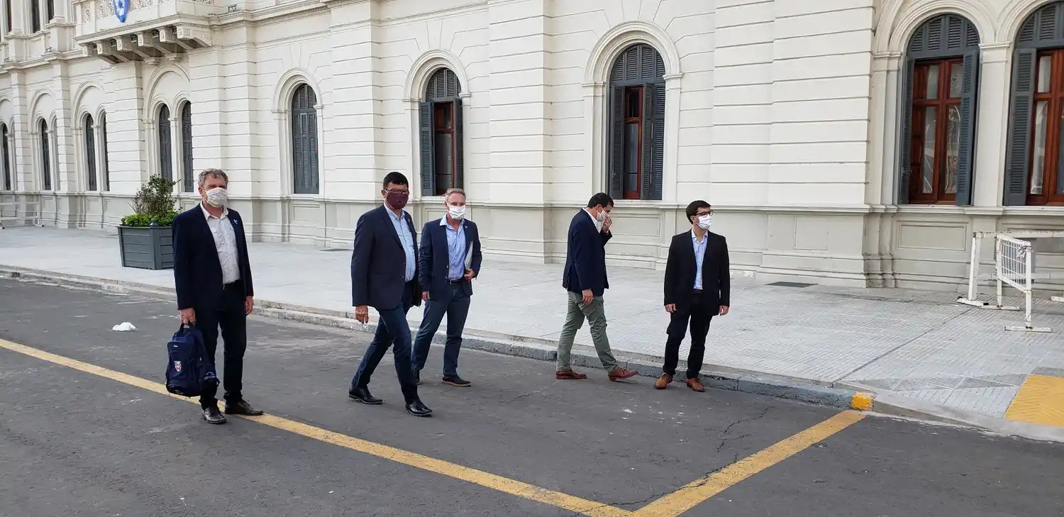 El Foro de Intendentes de Cambiemos es recibido por Stratta y ministros