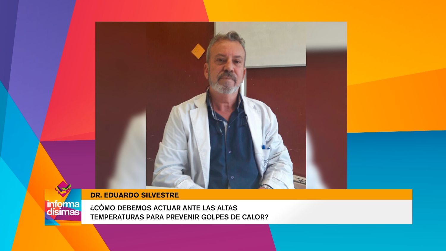 Dr Eduardo Silvestre en Informadísimas