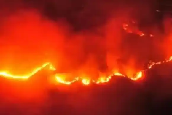 Fuego en San Luis y Córdoba