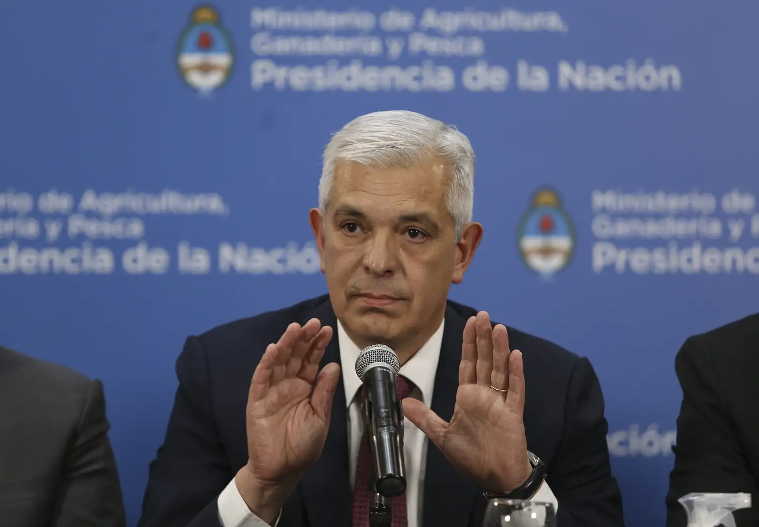 Julián Domínguez, ministro de Agricultura, Ganadería y Pesca.
