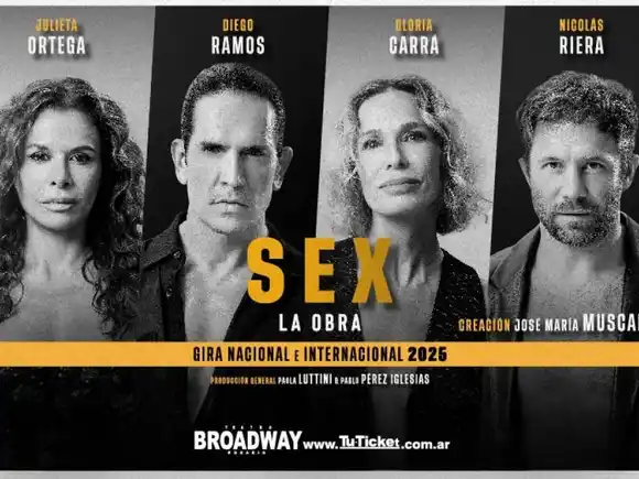 José María Muscari vuelve a Rosario con una versión renovada y teatral de "Sex"