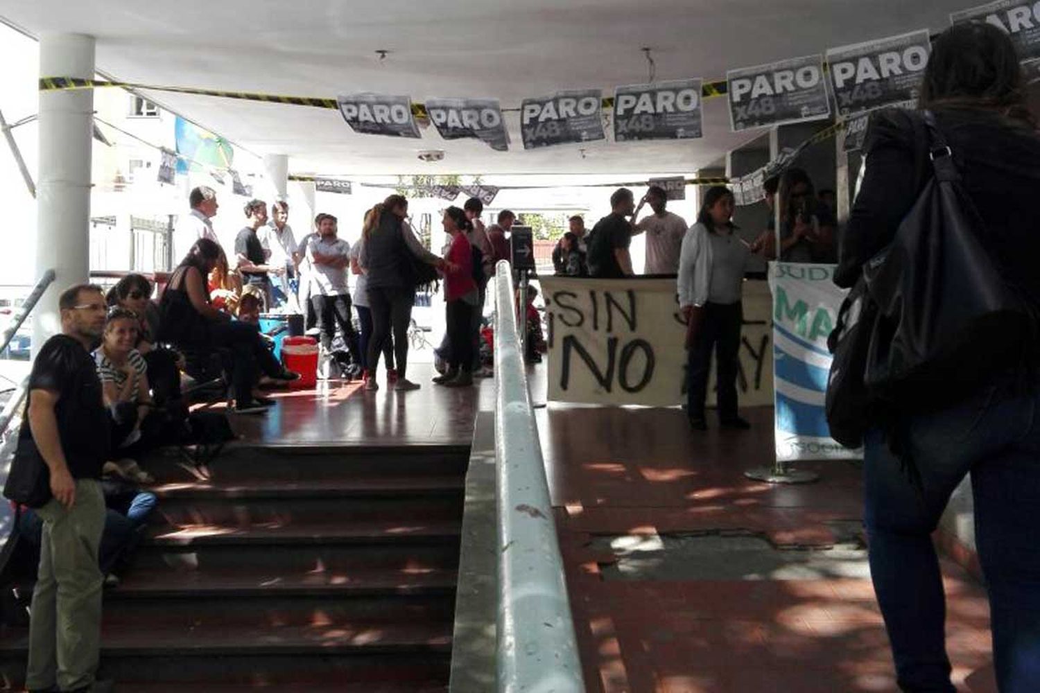 Judiciales realizan un paro de 48 horas