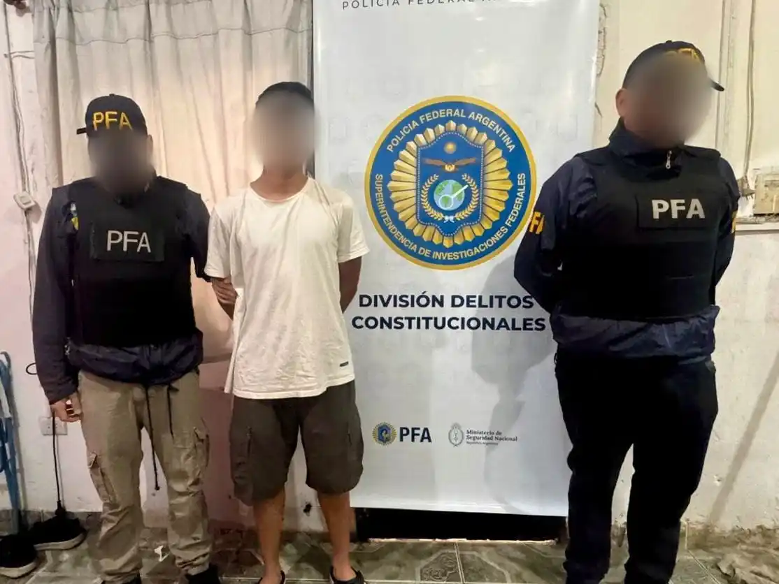 Detuvieron a un joven acusado de amenazar de muerte a Milei