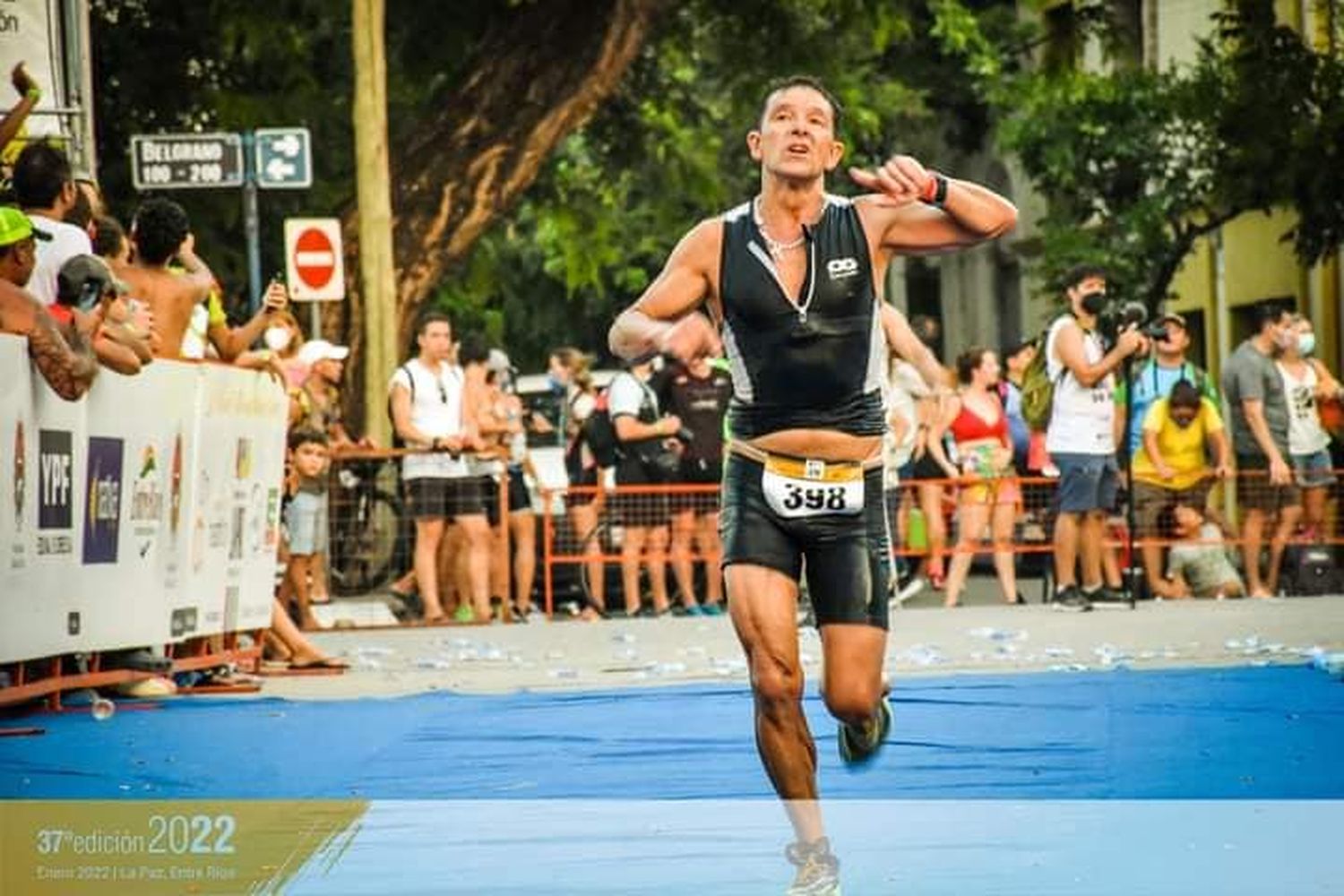 Fariña corre el Triatlón de San Lorenzo