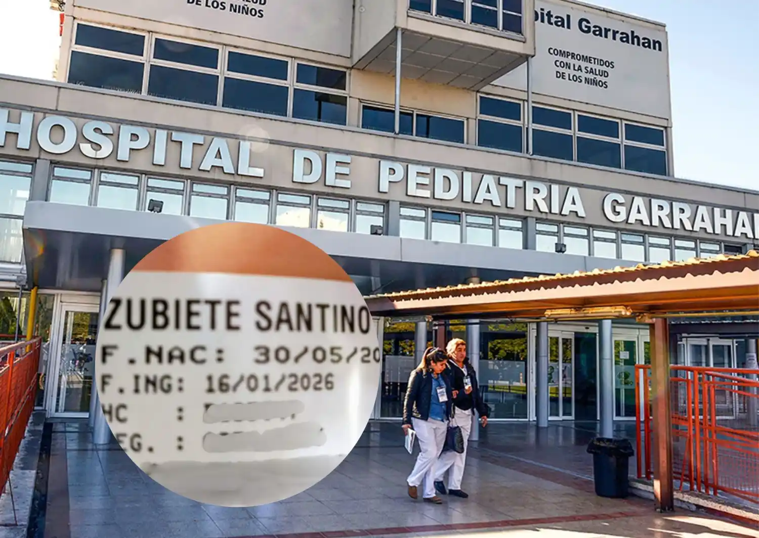 El pequeño se encuentra internado en el Hospitial Garrahan.