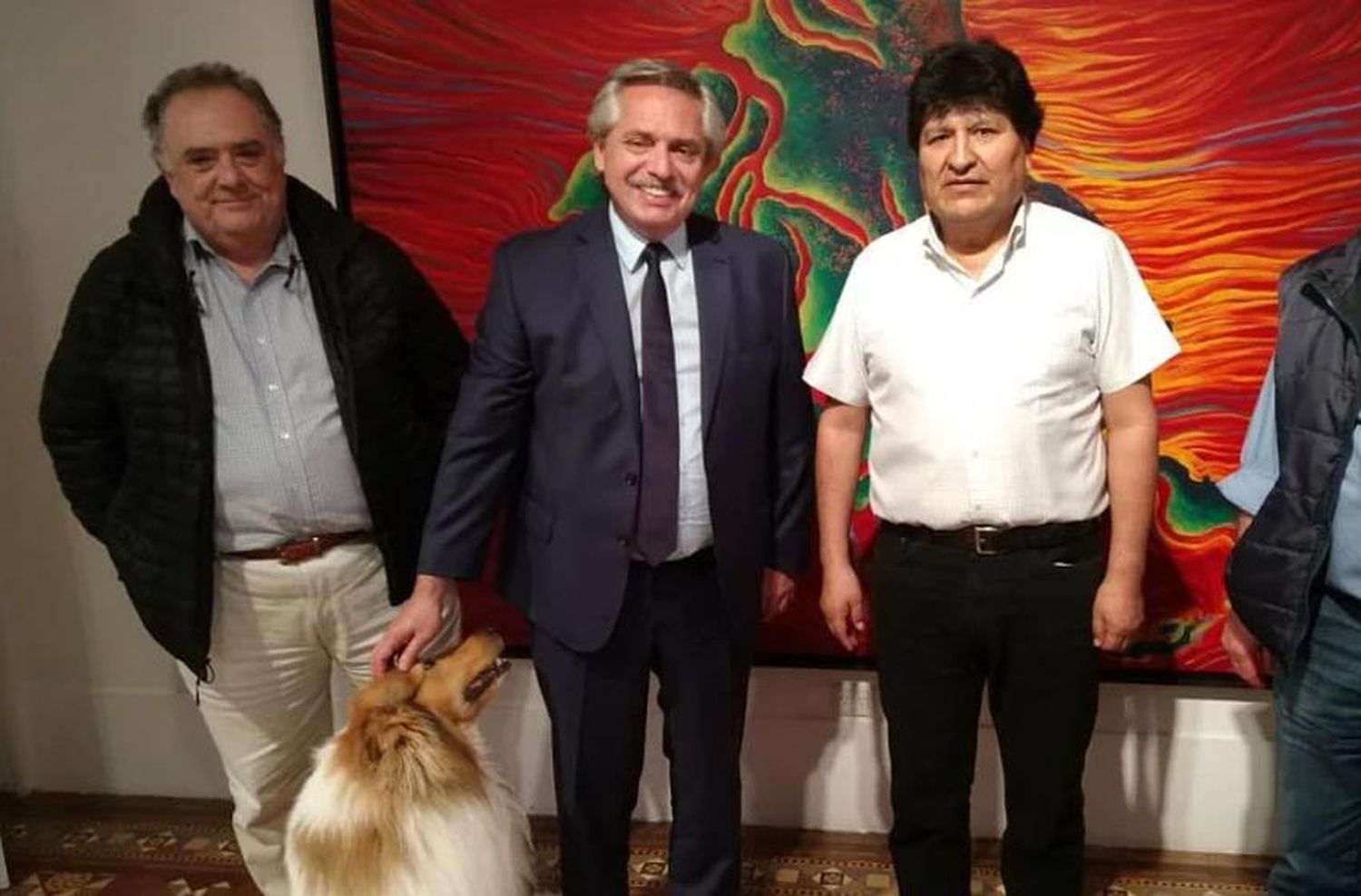 Alberto Fernández se reunió con Evo Morales en la quinta de Olivos