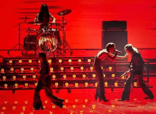 Eurovision se puso candente. Foto AFP