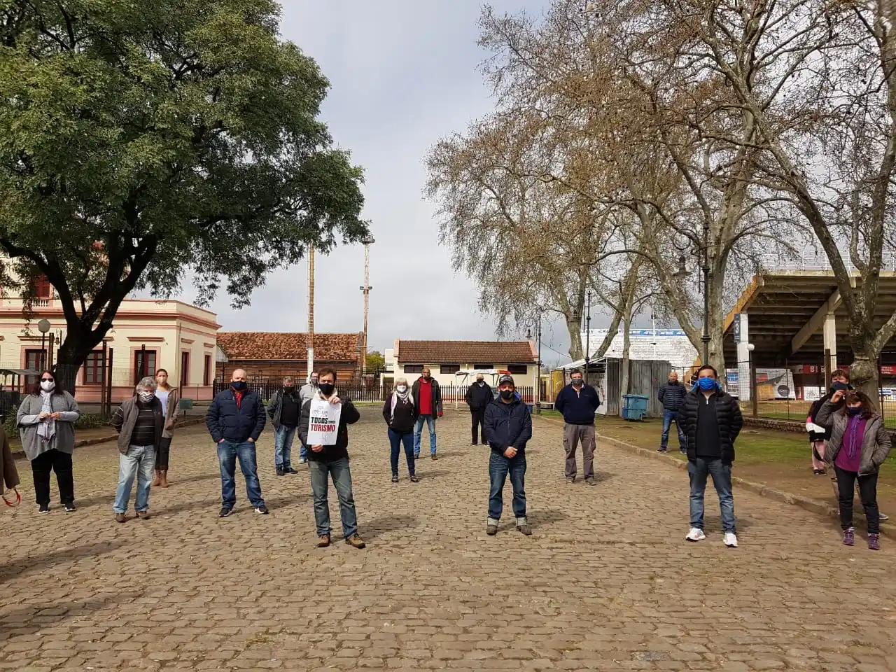 El desesperante momento del sector turístico: se manifestaron en el Corsódromo