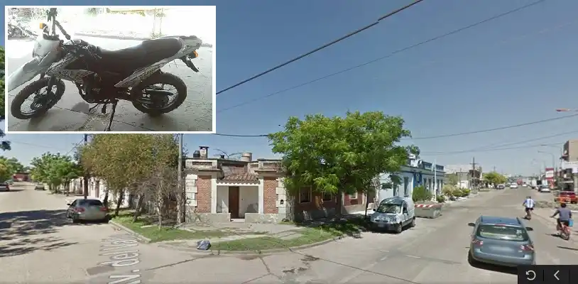 Cruzaba Del Valle, fue chocada por una moto y murió en el Hospital 