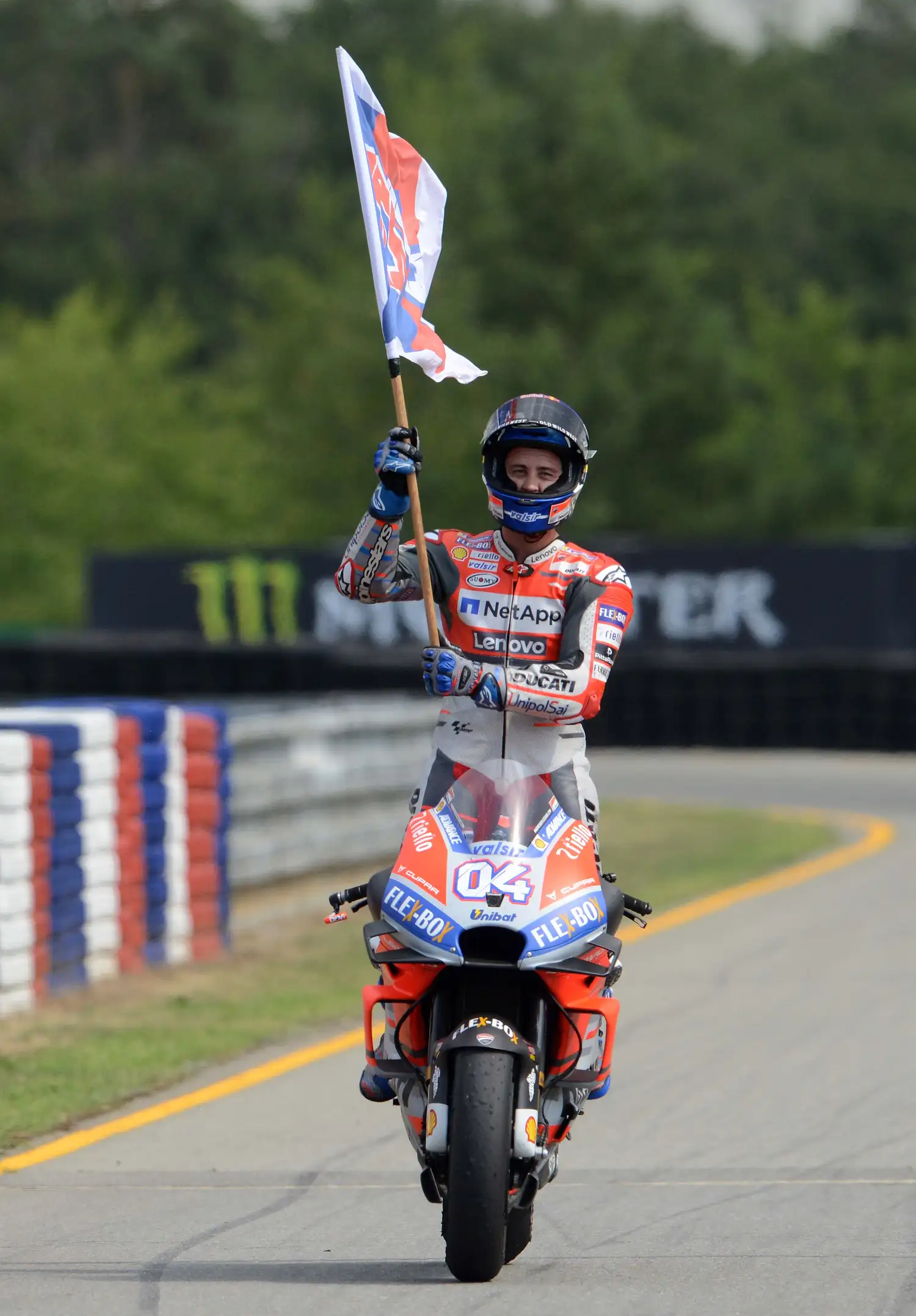 El italiano Andrea Dovizioso, el vencedor en República Checa