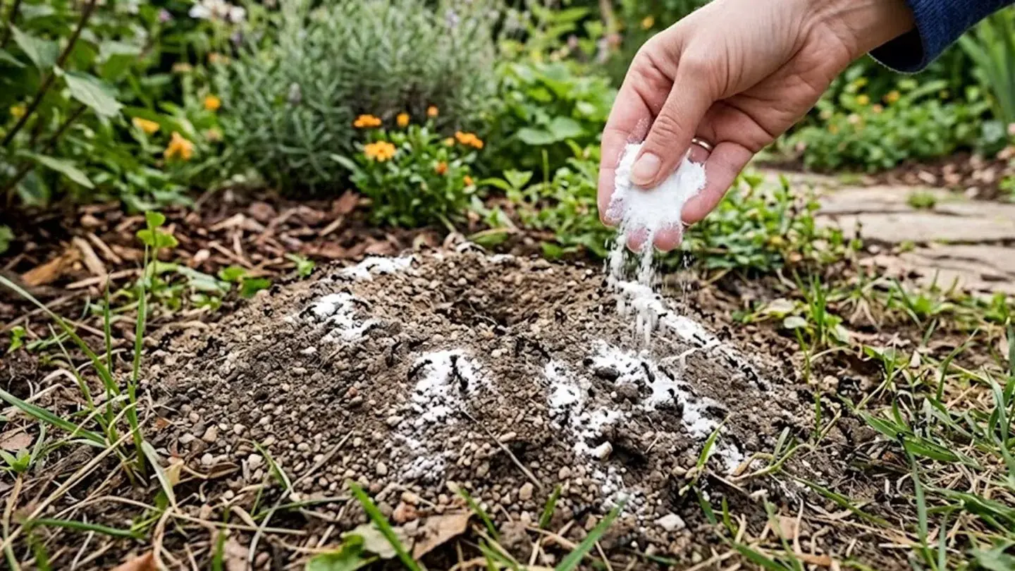 Cómo usar bicarbonato de sodio para eliminar hormigueros en el jardín y sus limitaciones