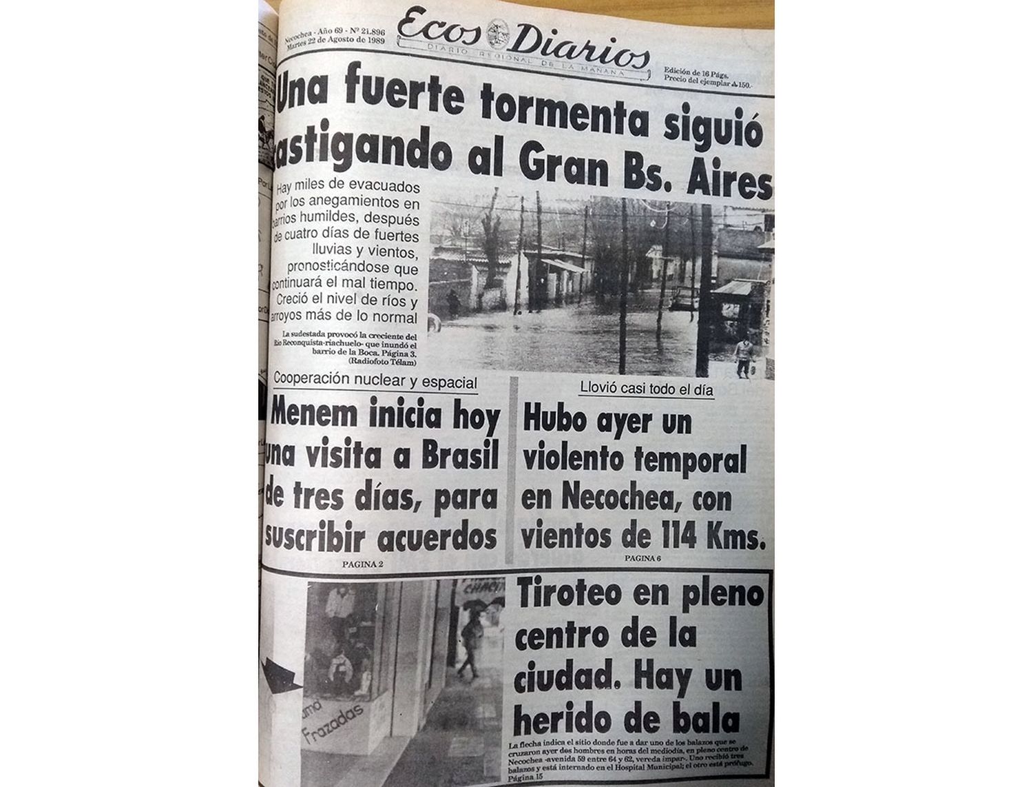 Martes 22 de agosto de 1989