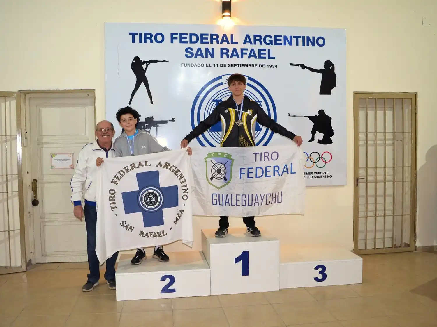 Ríos Veronesi fue bicampeón en Rifle Tendido