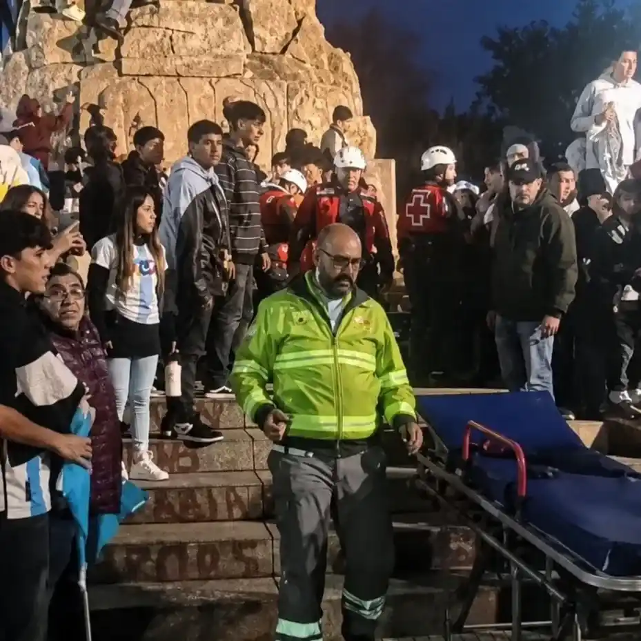 La filial Mar del Plata de Cruz Roja realizó alrededor de 20 atenciones durante los festejos posteriores a la final del Mundial.