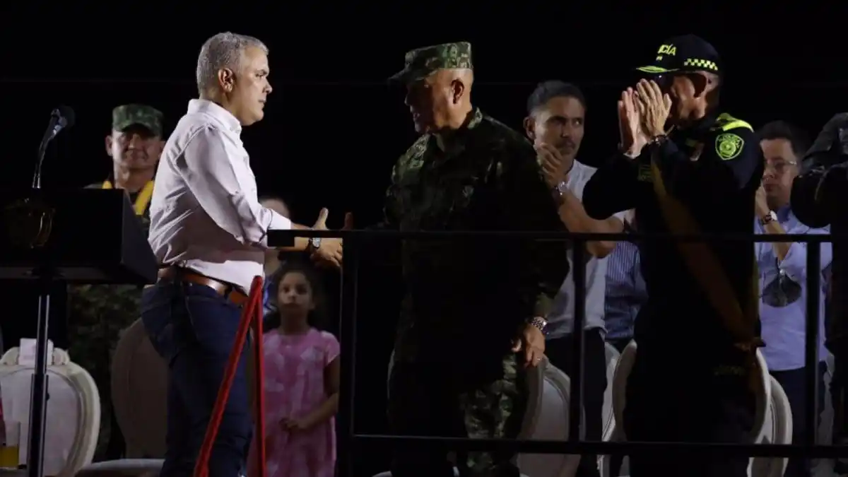 IVÁN DUQUE SE DESPIDE DEL EJÉRCITO DE COLOMBIA: “Estas fuerzas armadas nunca serán sumisas ni complacientes”