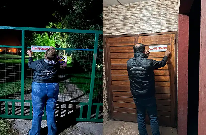 Las clausuras realizadas por el Municipio esta madrugada